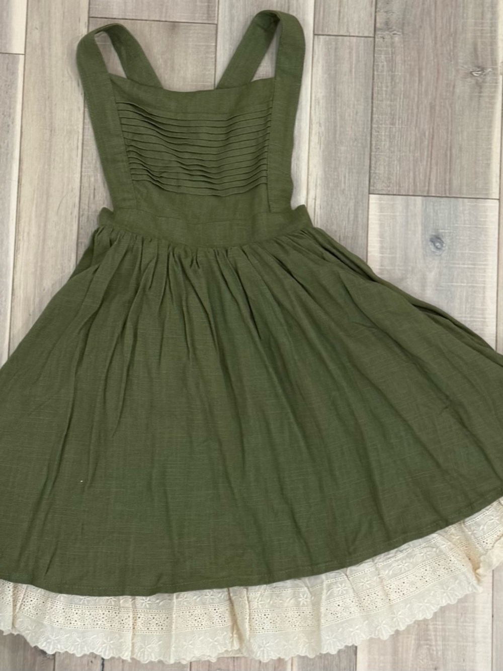 SweetHoney Olive Green Buttoned Top